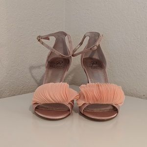 Adrianna Papell Gracie Sandals/Slides Blush Fabric